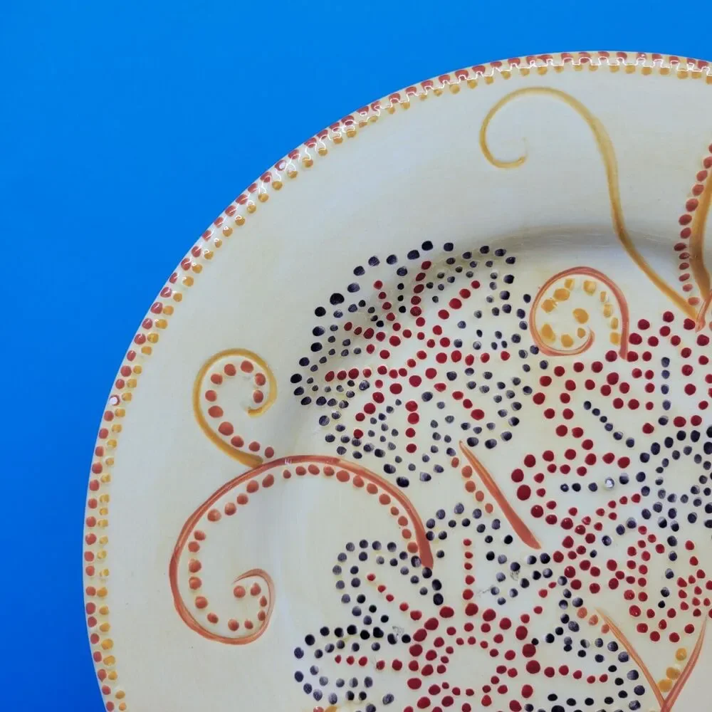 Pier 1 Floral Dots Set Of 5 Discontinued 9